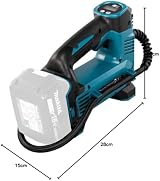 Makita DMP180Z 18V LXT Inflator Cordless Bare Tool Blue/Silver Auto-Stop Gauge view 17