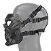 WoSporT Skull Airsoft Paintball Mask Full Face Tactical Mask with Eye Protection for Tactical Outdoor,CS Game,War Game,Ideal Mask for Halloween, Cosplay, Costume Party and Movie Prop