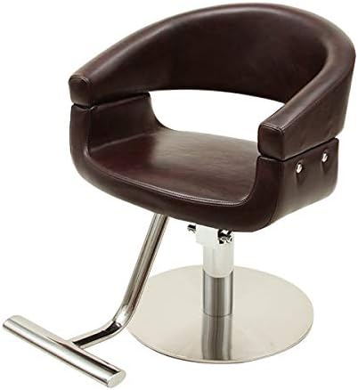 Amazon Co Jp スタイリングチェア Milano ダークブラウン スタイリングチェア チェア 椅子 イス セットチェア セット椅子 セットイス カットチェア カット椅子 カットイス 美容室椅子 美容室 美容師 ビューティー