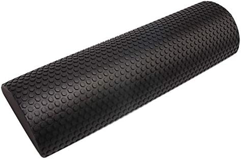 DANLA Half Round Foam Roller for Muscle Massage, Physical Therapy, Core & Balance Exercises Stabilization