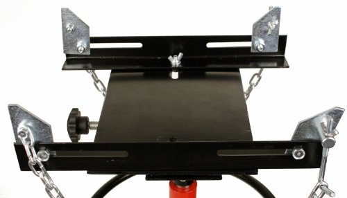Dragway Tools 1000 LB 2 Stage Hydraulic Transmission Jack Lift Hoist with Foot Pump - Thumbnail 6