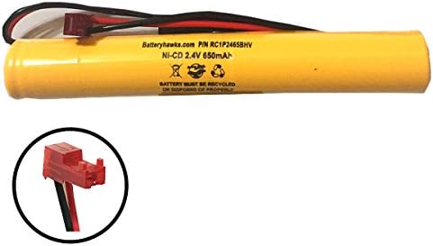 BA-112708-01 R5310 2.4v 650mAh Ni-CD Battery Pack Replacement for Exit Sign Emergency Light CUSTOM-298 OSA247