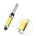 Aoher 1/4 Inch Shank Pattern Flush Trim Router Bit Top And Bottom Bearing Router Bit