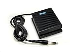 HQRP Foot Switch works with Alesis SR-16 SR-18 Roland CR-1000 Drum Machine DP-2 Damper Sustain Pedal