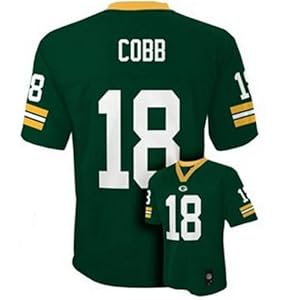 Outerstuff Randall Cobb Green Bay Packers #18 NFL Youth Size Green Jersey (Youth Xlarge 18/20) 41qLmsxnwXL