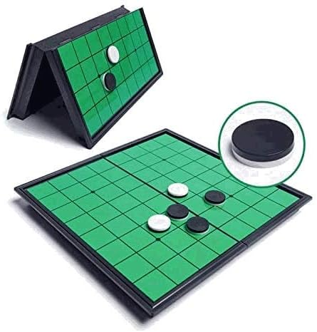 Amazon Hujk 年モデル マグネット リバーシ 折り畳み 収納 テーブル ボード ゲーム 持ち運びが簡単 初心者 こども 大人向け リバーシ ホビー