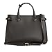 Tote Bag Handbag Authentic Burberry The Medium Banner in Leather and House Check Black Item 39589781
