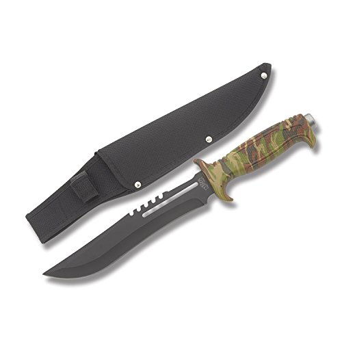Jungle Fever III Camo Combat Survival Hunting Bowie Knife 18432CA Jungle Fever III Camo Combat Survival Hunting Bowie Knife 18432CA
