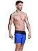 Neleus Men's Work Out Lightweight Shorts with Pockets,805,Blue & Black,USA M,Tag XL