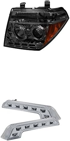 05-08 Frontier Halo Smoked Projector Head Lights + Fog Bumper LED