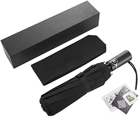 Travel Umbrella,10 Ribs Finest Windproof Umbrella with Teflon Coating