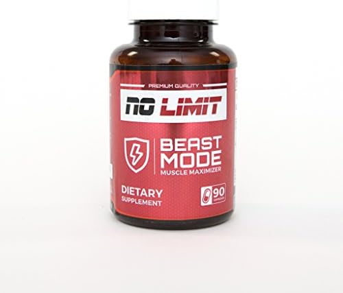 Beast Mode Muscle Maximizer * Muscle Building Supplement * Anabolic Tablets * Hypertrophy Pills * 90 Count