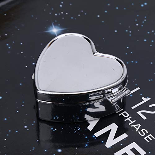 JUNESUN 1PC Pillbox Medicine Container Key Chain Tablet Storage Case Key Ring Pill