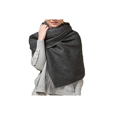Wool Wrap Scarf Cashmere Feel Soft Double Color Shawl for Women Long Large Warm Thick Reversible Scarves Wool Wrap Scarf Cashmere Feel Soft Double Color Shawl for Women Long Large Warm Thick Reversible Scarves