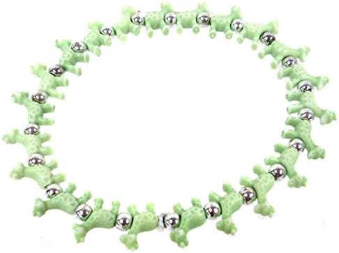 The trrtlz - GIRAFFEZ "GREEN" CHARM BRACELET - (BALANCE)