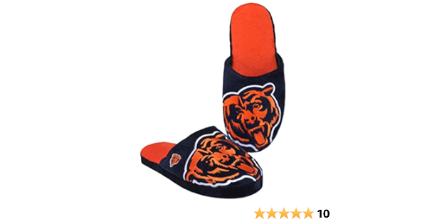 chicago bears men's slippers