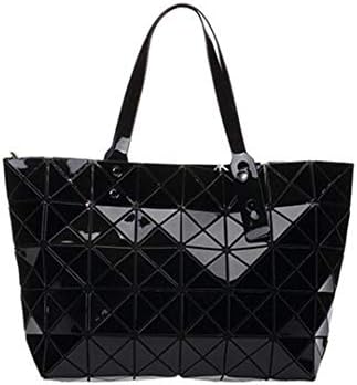 Women Top Shoulder Bag for Handbag Geometry Bao Bag Tote Soft Silver Bags Black 32X12X26 cm About