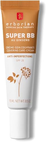 Erborian Super BB Cream with Ginseng Caramel 15ml SPF 20 High Coverage