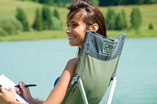 Coleman Vouwstoel Sling Chair met aluminium frame om te relaxen, campingstoel met armleuningen en hoge rugleuning… - Image 3
