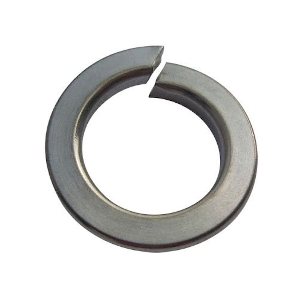 Merriway BH02477 (20 Pcs) Steel Split Lock Spring Washer M10 (3/8 inch)- Pack of 20 Pieces, Silver