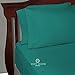 Cosy House Collection Everyday 1500 Series Bed Sheet Set - Ultra Soft & Cool Hotel Bedding - Deep Pocket - Wrinkle, Stain and Fade Resistant - 4 Piece Set (Queen, Turquoise)