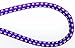 Chinese Jump Rope for Kids - Elastic Fitness Game - Knotted Loop - by B&D Supply (Purple, 8 Foot (Single))