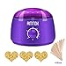 Wax Warmer,AMTOK Hair Removal Waxing Kit Electric Pot Heater for Rapid Waxing of All Body, Face, Bikini Area, Legs for Women and Men with 3 Hard Wax Beans and 10 Wax Applicator Sticks