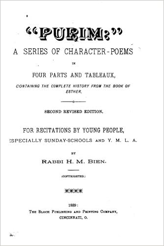 Buy Purim A Series Of Character Poems In Four Parts And Tableaux Book Online At Low Prices In India Purim A Series Of Character Poems In Four Parts And Tableaux Reviews Ratings
