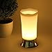 Deeplite Cordless Battery Operated Lamps for Home Table, Small Decorative Motion Sensor Night Light for Hallway, Bedroom, Bathroom, Kitchen Tables, Retro Nightstand Desk Lamp with Soft Light