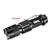 Fashion Outlet Black Mini 400-lumen Bright CREE Q5 LED Adjustable Zoom Focus Flashlight Torch