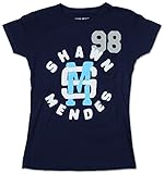 Ripple Junction Shawn Mendes Logo 98 Junior's T-Shirt XL Navy