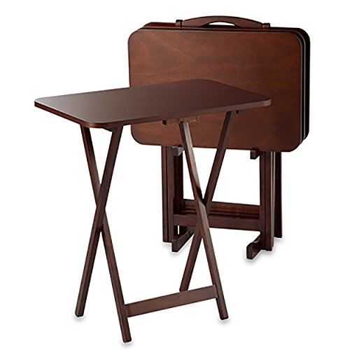 Hamilton 5-Piece Snack Tray Table Set