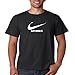 Juiceclouds | Fishing T Shirt Just Hook It Mens Tee S-5XL (Black, XL)