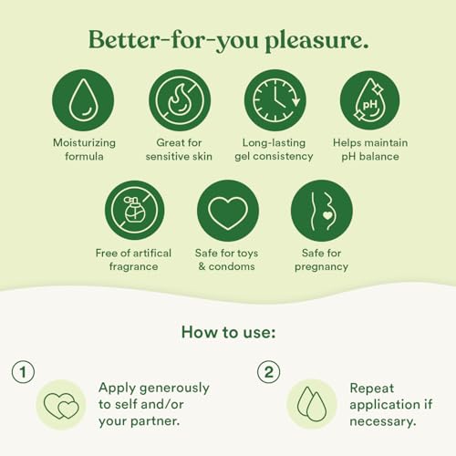 Good Clean Love BioNude Ultra Sensitive Personal Lubricant, Hypoallergenic Unscented & Unflavored Water-Based Lube, Safe for Adult Toys & Condoms, Intimate Wellness Gel for Men & Women, 3 Oz