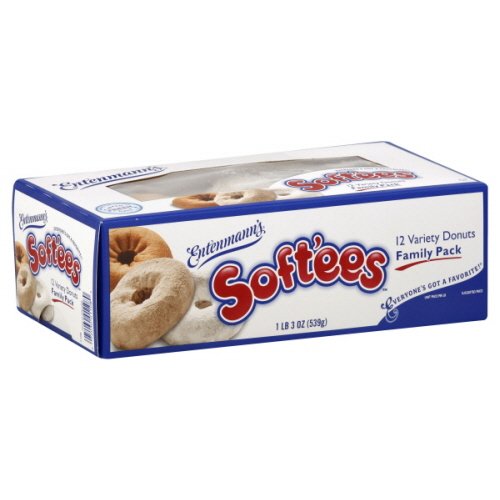 Entenmann's Soft'ees Variety Family Pack Donuts 18.5 Oz 2 packs