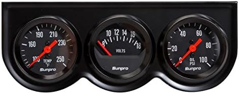 Sunpro 2" Mechanical StyleLine Triple Gauge Kit CP8220