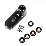 ECOTRIC New Aluminum Bracket Sun Visor Repair Kit for Jeep Wrangler 2003-2006