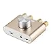 F900 Mini Bluetooth Power Amplifier Wireless Audio Receiver with 12V 5A DC Adapter, Stereo Hi-Fi Digital Amp 2.0 Channel 50W 2 with AUX/USB/Bluetooth Input (Gold) …thumb 4