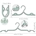 16 pcs Travel Hangers Portable Collapsible Clothes Hangers Folding Hangers Travel Laundry Accessories Space Saving for Clothes(16 pcs with 6 Clips)