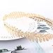 JAKAWIN Bride Wedding Headband Gold Leaf Headpiece Bridal Hair Crown for Women HB009