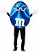 Rasta Imposta M&M's Character Deluxe, Blue, One Size