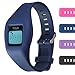 Fitbit Zip Buckle Bracelet - Adjustable Wristband and Wristwatch Style - Fitbit Zip Silicone Replacement Secure Band with Chrome Watch Clasp and Fastener Buckle - Fix the Tracker Fall Off Problem