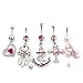 5 Belly Button Rings Body Jewelry Piercing Wholesale Assorted Vcmart