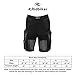 3D Butt Pads,Protective Padded Shorts for Snowboarding Gear,Impact Shorts Protection Hip Butt and Tailbone Pad for Skiing Skating Black