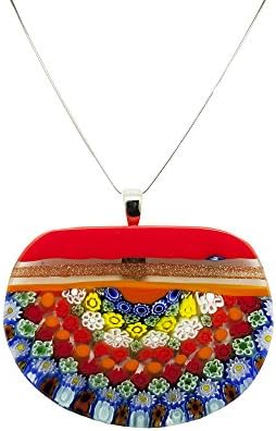 Murano Glass Millefiori Pendant