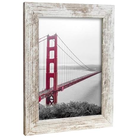 Rapius Bilderrahmen Mdf Glatt Eckig Braun Weiss 50 X 70 X 0 17 Cm Holz Vintage Amazon De Kuche Haushalt