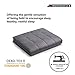 YnM 12lbs Weighted Blanket for Adults, Breathable Heavy Bed Throw Blanket with Cooling Glass Beads for All Season Use, Ideal for ~110lbs (48x72 Inches, Twin/Full, Dark Grey)
