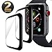 [2 Pack] Apple Watch 42mm Screen Protector, Full Coverage Scratch-Resistant Anti-Bubble 3D Curved 9H Hardness Tempered Glass Film for iWatch 42mm Series 3/2/1