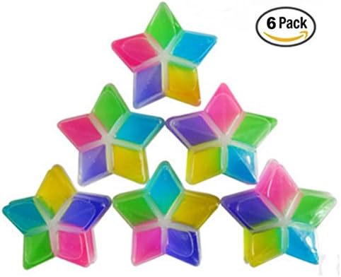 6 Pack Magic Crystal Slime Putty Toy Soft Fruit Slime for Kids, Students,Birthday,Party,Non-Toxic