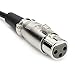 TISINO 5FT/1.5M Mini Jack 3.5mm 1/8'' TRS Stereo Audio Plug Male to 3 PIN XLR Female Balanced Microphone Cable